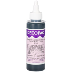 Application view with DecoPac squeezy bottle for easy use