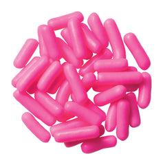 DecoPac pink sprinkles on cake for vibrant decoration