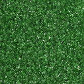 DecoPac green sanding sugar in 33oz container adds festive sparkle to desserts