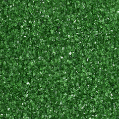 DecoPac green sanding sugar in 33oz container adds festive sparkle to desserts