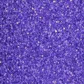 DecoPac Lavender Purple sanding sugar in container for cake decoration