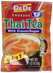 DEDE instant Thai tea packets for quick, creamy flavor at home