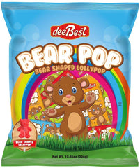 Dee Best Bear Pop assorted flavors display kid-friendly fun