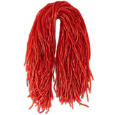 Dee Best strawberry licorice rope, soft and chewy for snacking.