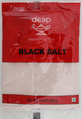 Deep Black Salt jar showing premium finishing salt for gourmet cooking.