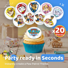 Edible wafer paper Paw Patrol design by Dekozauber24