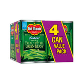 Del Monte Blue Lake French Style green beans can, ready to heat for a quick weeknight side.