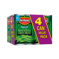 Del Monte Blue Lake French Style green beans can, ready to heat for a quick weeknight side.