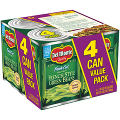 Del Monte Blue Lake green beans with pasta, a versatile pairing for meals.