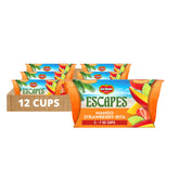 Del Monte Escapes Mango Strawberry-Rita cup with real fruit pieces for on-the-go snacking