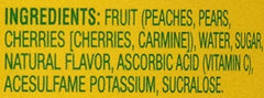 Del Monte fruit cocktail with natural flavor and no artificial ingredients.