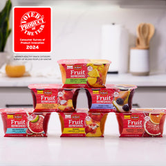 Non-GMO Del Monte fruit cups with no artificial flavors appeal to health-conscious shoppers.