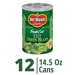 Del Monte green beans added to soups or stews for rich texture.