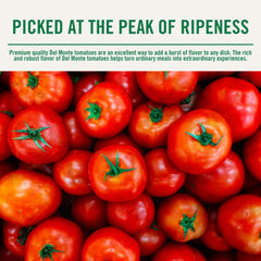 Del Monte tomatoes with garlic and oregano provide a savory start for pasta sauces