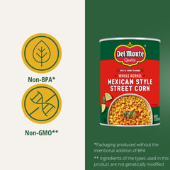 Del Monte Mexican Street Corn ready-to-eat straight from the can