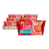 Del Monte Refreshers red grapefruit in guava water cups in a 7 oz pack, convenient snack.