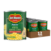 Del Monte Whole Kernel Gold Corn no salt added – peak freshness for meals