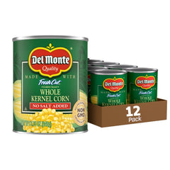 Del Monte Whole Kernel Gold Corn no salt added – peak freshness for meals