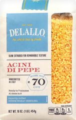 DeLallo Acini Di Pepe No.70 bead-texture captures sauce for delicate bites.