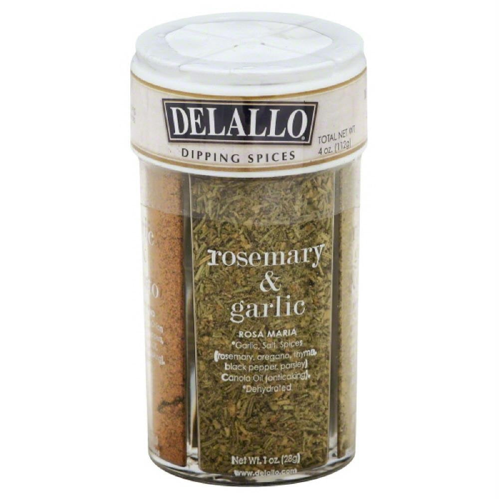 DeLallo Dipping Spice bottle for olive oil dipping and grilled meat rubs.