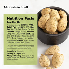 Delice almonds in shell crack-ready close-up invites crunchy, protein-rich snacking.