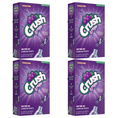 Delite Box Crush Grape packet pour, convenient for on-the-go hydration.