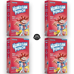 D'Elite Box Hawaiian Punch Juicy Red zero sugar eight-count box for quick at-home refreshment.