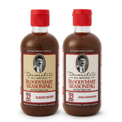 Demitri's Bloody Mary Classic Recipe bottle close-up for balanced flavor