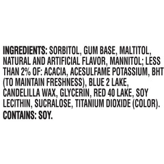 Dentyne Fire packaging close-up highlighting bold flavor and sugar-free formula.