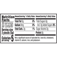 Dentyne Ice Peppermint pack-front showing six-bottle bulk.