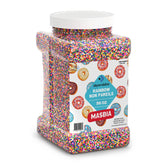 Dependable Food Rainbow Nonpareils jar for cake decorating