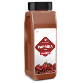 Dependable Foods Paprika bottle pour for controlled seasoning and vibrant dishes