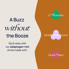 De Soi Purple Lune label featuring adaptogens for calming focus during unwinding