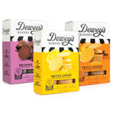 Dewey's Bakery Meyer Lemon cookies box with tangy zest and crisp bite for snacking
