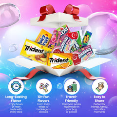 DF LUXURY fruit gum variety pack flavors collection with bright, juicy options.