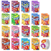 DF LUXURY Kool Aid Packets collection box showcasing 18 flavors for gatherings.
