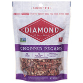 Diamond of California chopped pecans pack for versatile snacking and baking