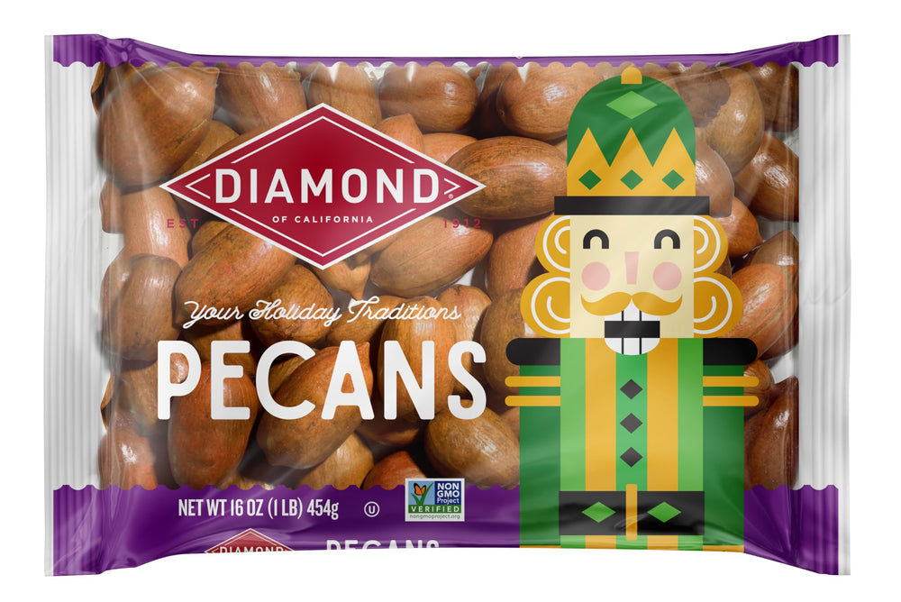 Diamond of California in-shell pecans bag for premium snacking