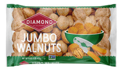 Diamonds Nuts jumbo California walnuts in-shell, ideal for cracking and roasting at home.