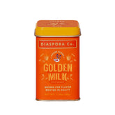 Diaspora Co Golden Milk Spice Blend tin front, ready for everyday use