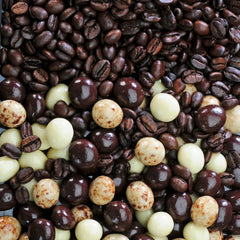 Dilettante Espresso Blend milk chocolate-coated bites with creamy sweetness