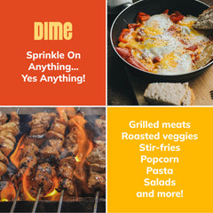 DIME MSG seasoning original ingredients closeup highlighting premium quality