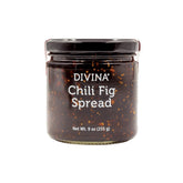 Divina Chili Fig Spread Jam jar offers rich flavor perfect for snacking.