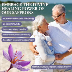Divine Healing Saffron Threads Afghan origin enhances authentic saffron flavor.