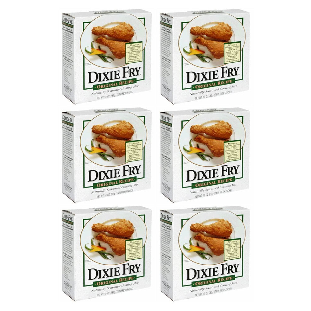 Dixie Fry Original Recipe Coating Mix packaging displayed for convenient home use