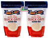 Dixie Lily white corn grits in a bowl for creamy Southern comfort.