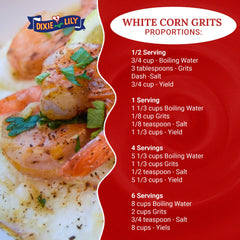 Dixie Lily shrimp and grits dish showcasing savory pairing idea