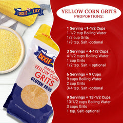 Dixie Lily grits as a warm breakfast base with fruit or honey