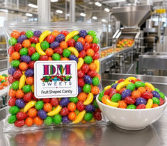 DM Sweets grape candy close-up with rich color for tastier snacking