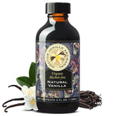DOCTOR VANILLA ARTISANAL organic vanilla bottle enhances premium dessert flavor.